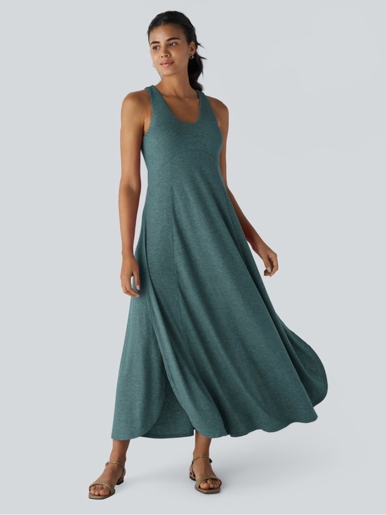 HALARA Dresses & Skirts - Halara U Neck Flowy Casual Tank Dress - NWT - Size XL